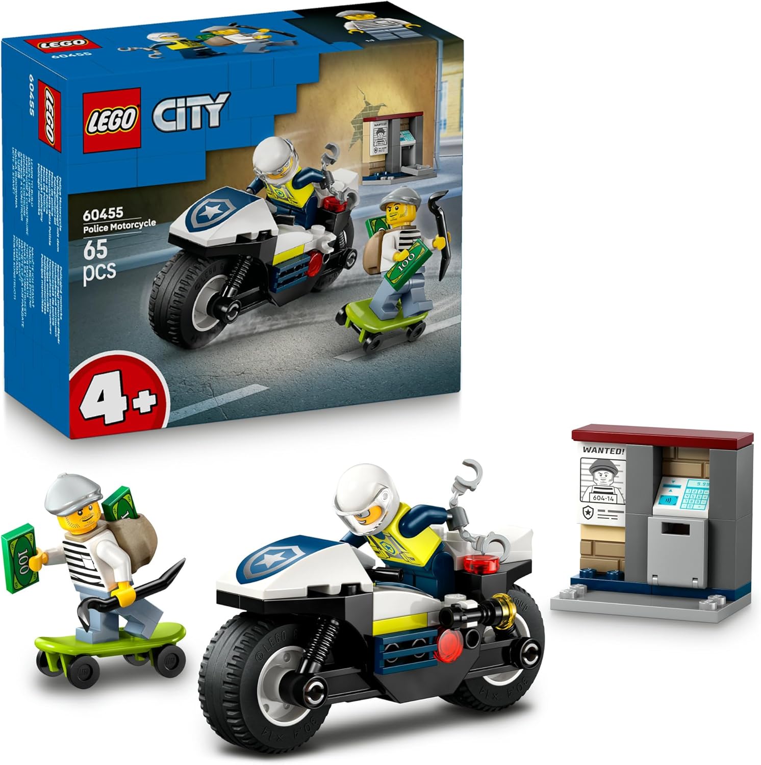 60455 Lego City - Perseguição com Motocicleta da Polícia