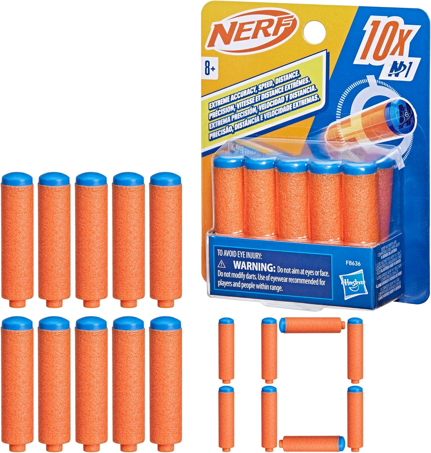 Nerf - Refil N Series com 10 Dardos F8636 - Hasbro