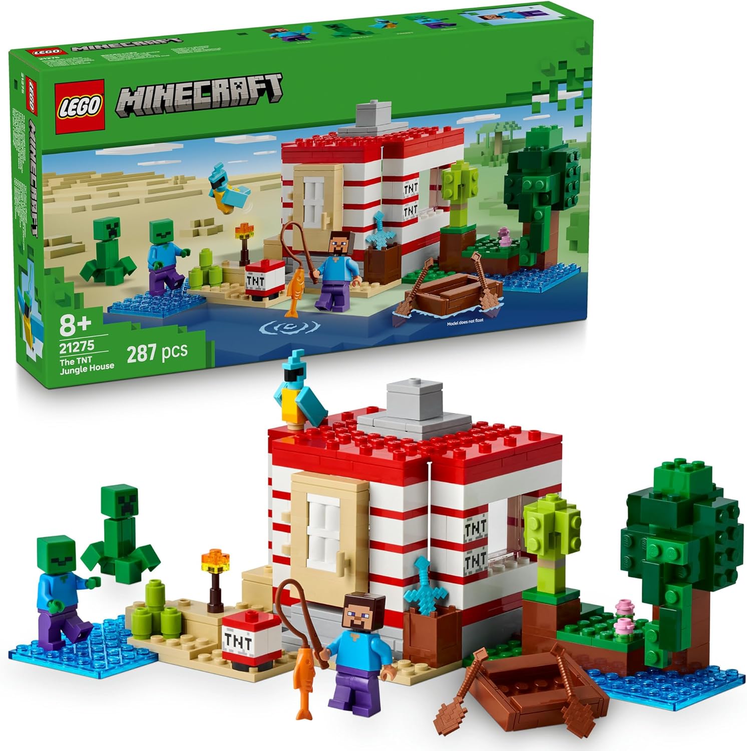 21275 Lego Minecraft - a Casa de Dinamite Na Selva