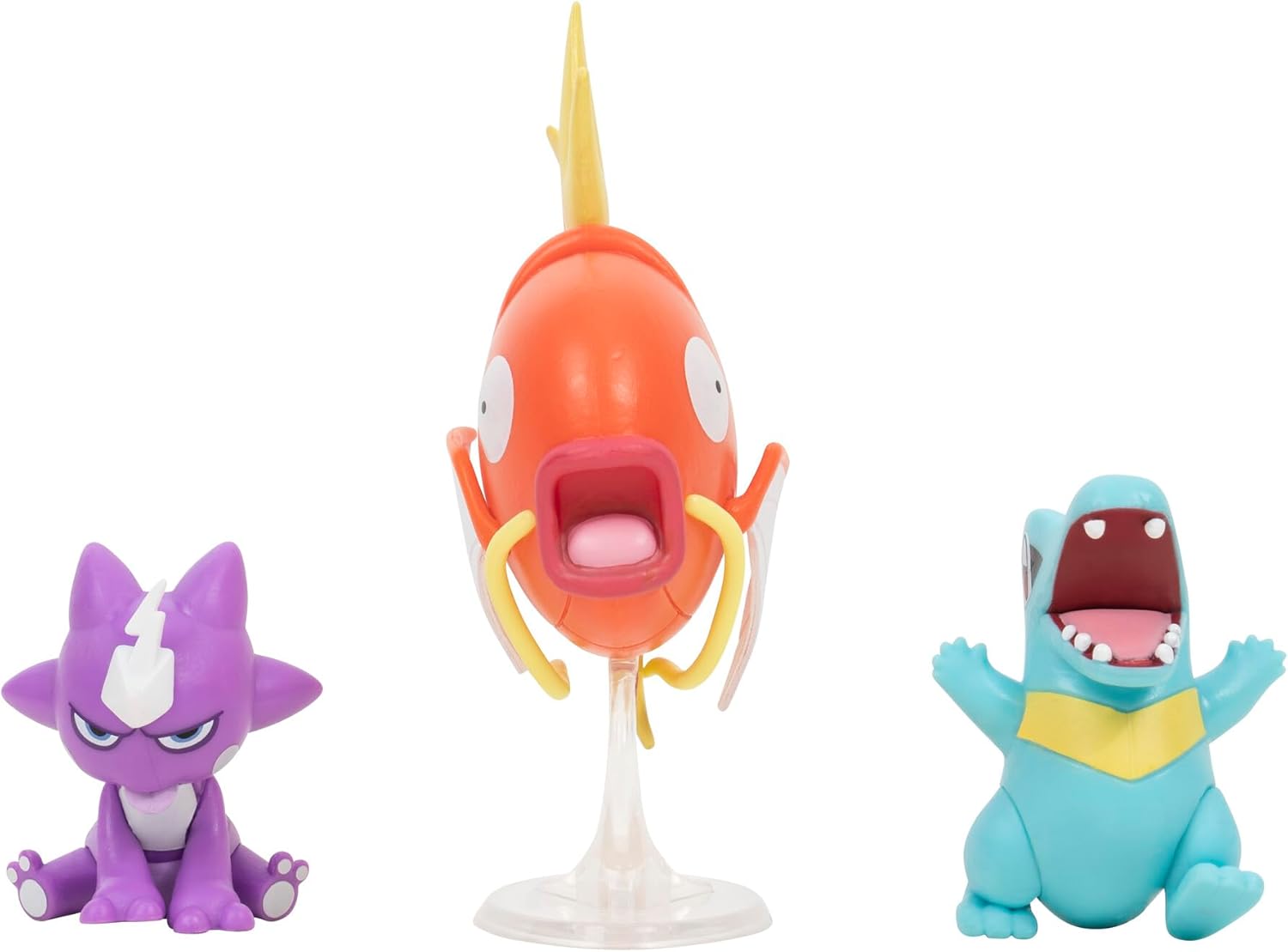 Pokemon - Pack com 3 Figuras - Toxel/totodile/magikarp - Sunny