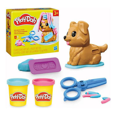Massinha Play-Doh - Mini Kit Veterinário F7908 - Hasbro