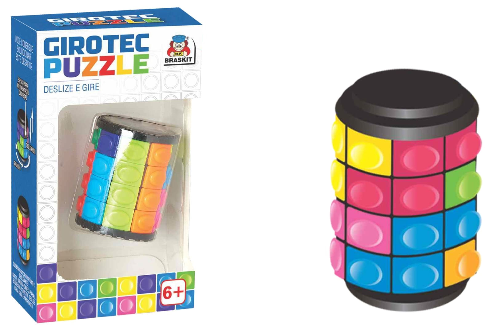 Girotec Puzzle 4 Colorido - Braskit