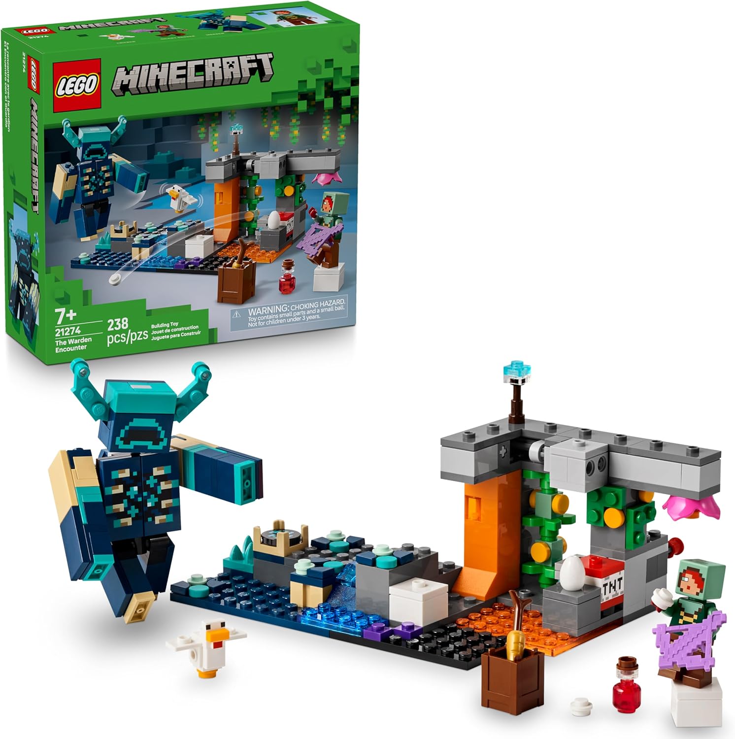 21274 Lego Minecraft - o Encontro com o Guarda