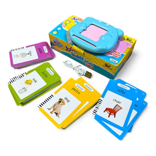 Jogo Didático Baby Inglês/espanhol - Azul - Art Brink