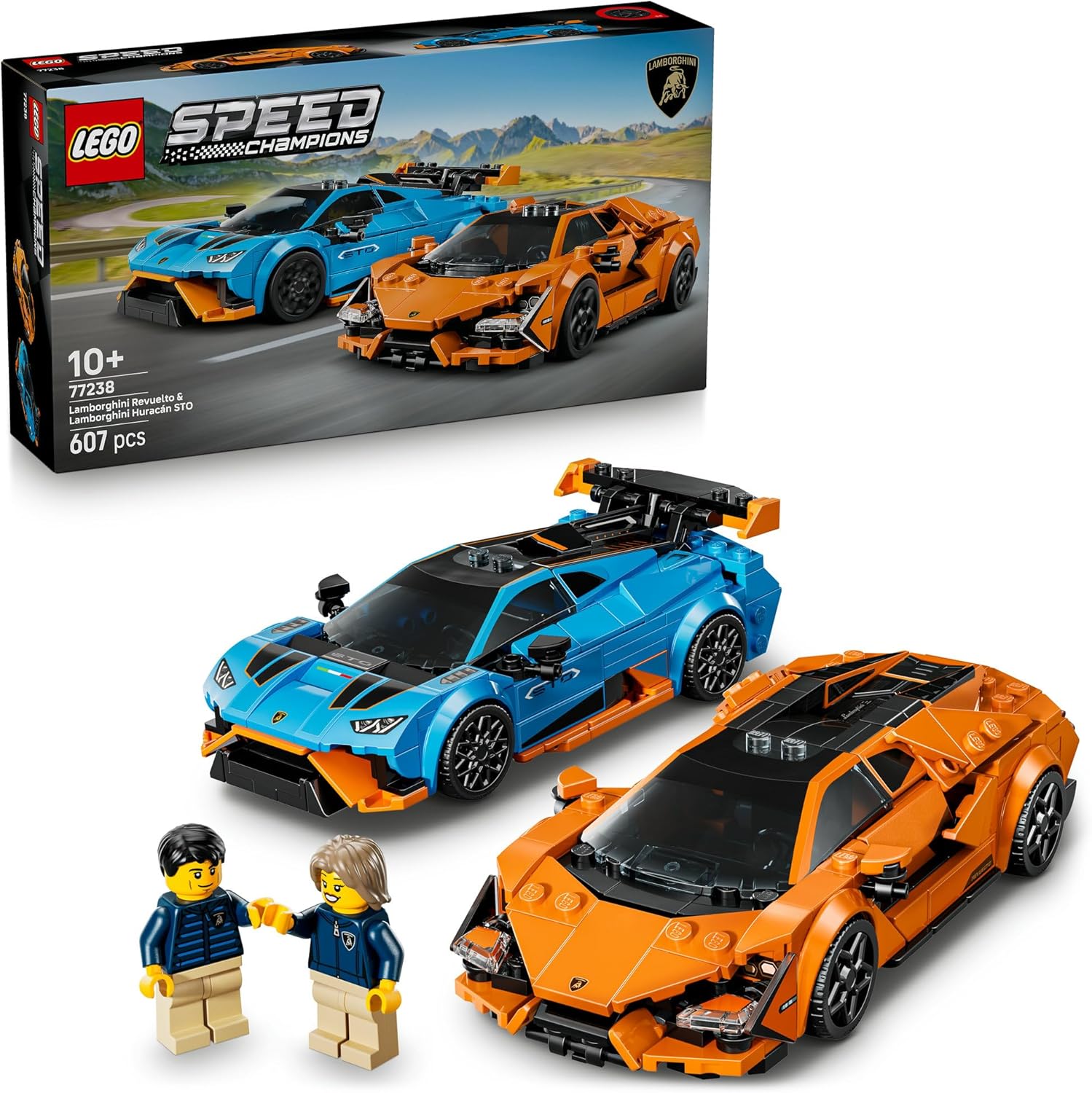 77238 Lego Speed Champions - Lamborghini Revuelto e Huracan Sto