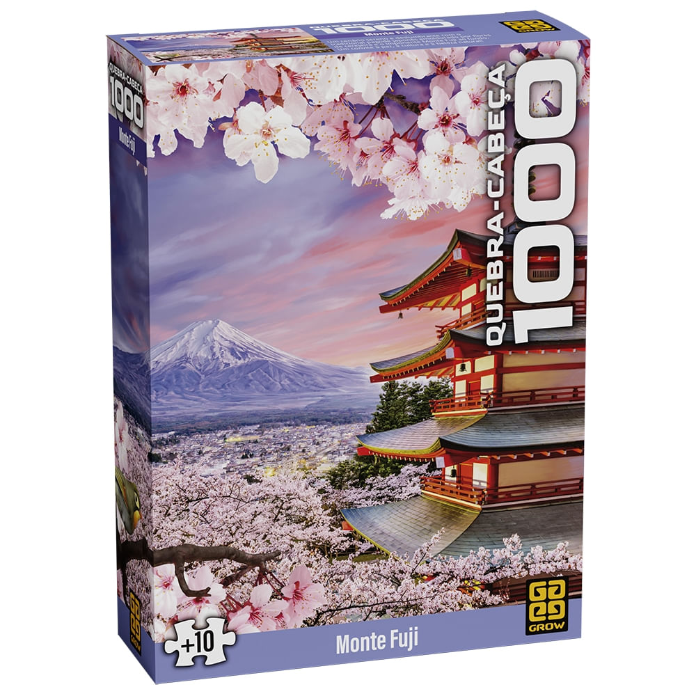 Quebra-Cabeça 1000 Peças - Monte Fuji - Grow