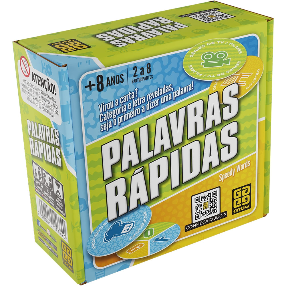 Jogo Palavras Rápidas - Grow