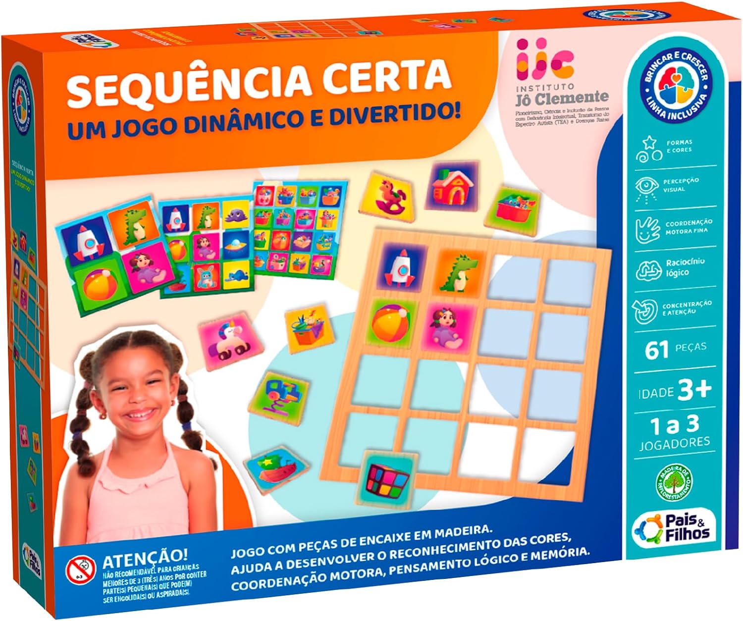 Jogo Sequência Certa - Pais & Filhos