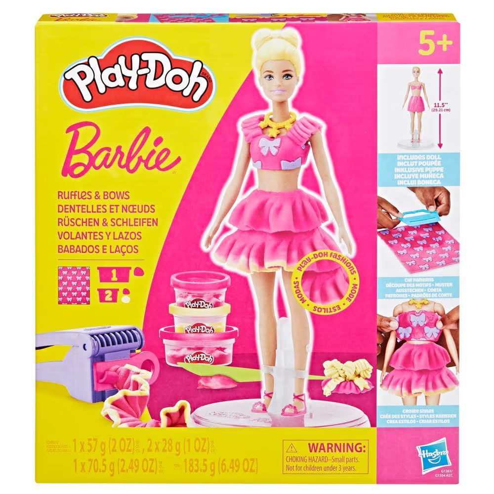 Massinha Play-Doh - Barbie - Babados e Laços G1361 - Hasbro