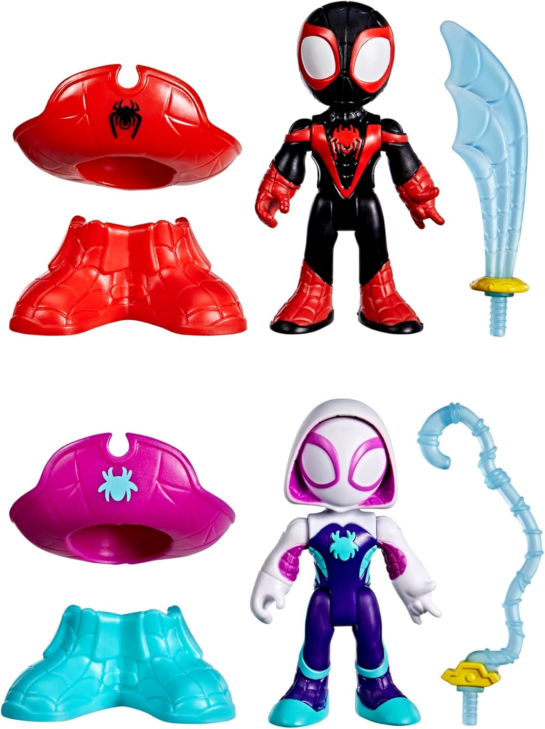Spidey And His Amazing Friends - Waterwebs C/2 Figuras - Pirate Ghost-Spider e Pirate Spin G1462