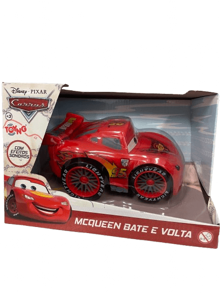 Carros - Carro Mcqueen Bate e Volta com Som - Toyng