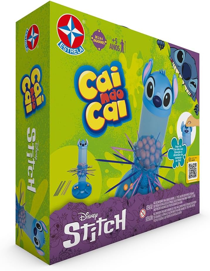 Jogo Cai Não Cai - Stitch - Estrela