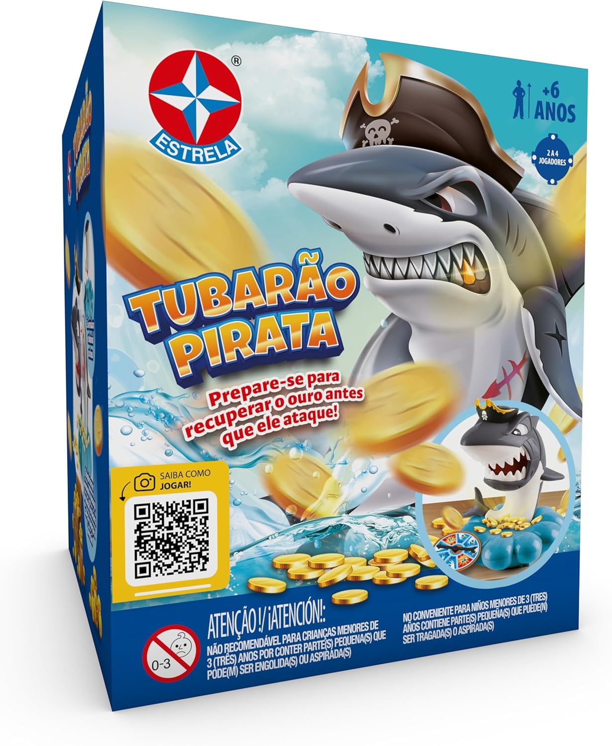 Jogo Tubarão Pirata - Estrela