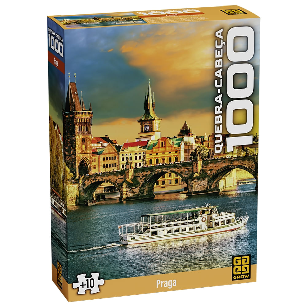 Quebra-Cabeça 1000 Peças - Praga - Grow
