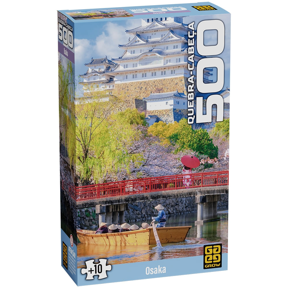 Quebra-Cabeça 500 Peças - Osaka - Grow