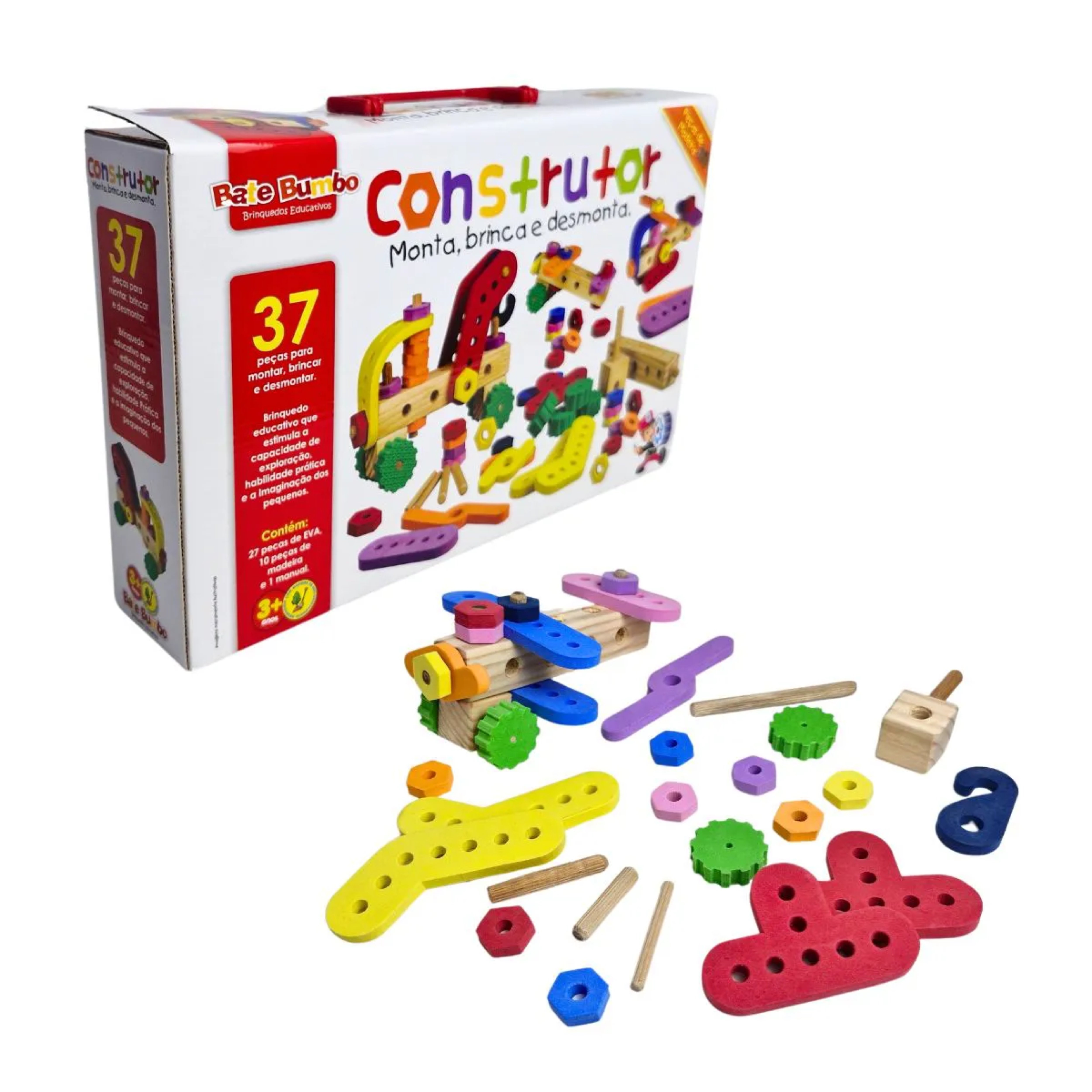 Construtor - Monta Brinca e Desmonta - Bate Bumbo