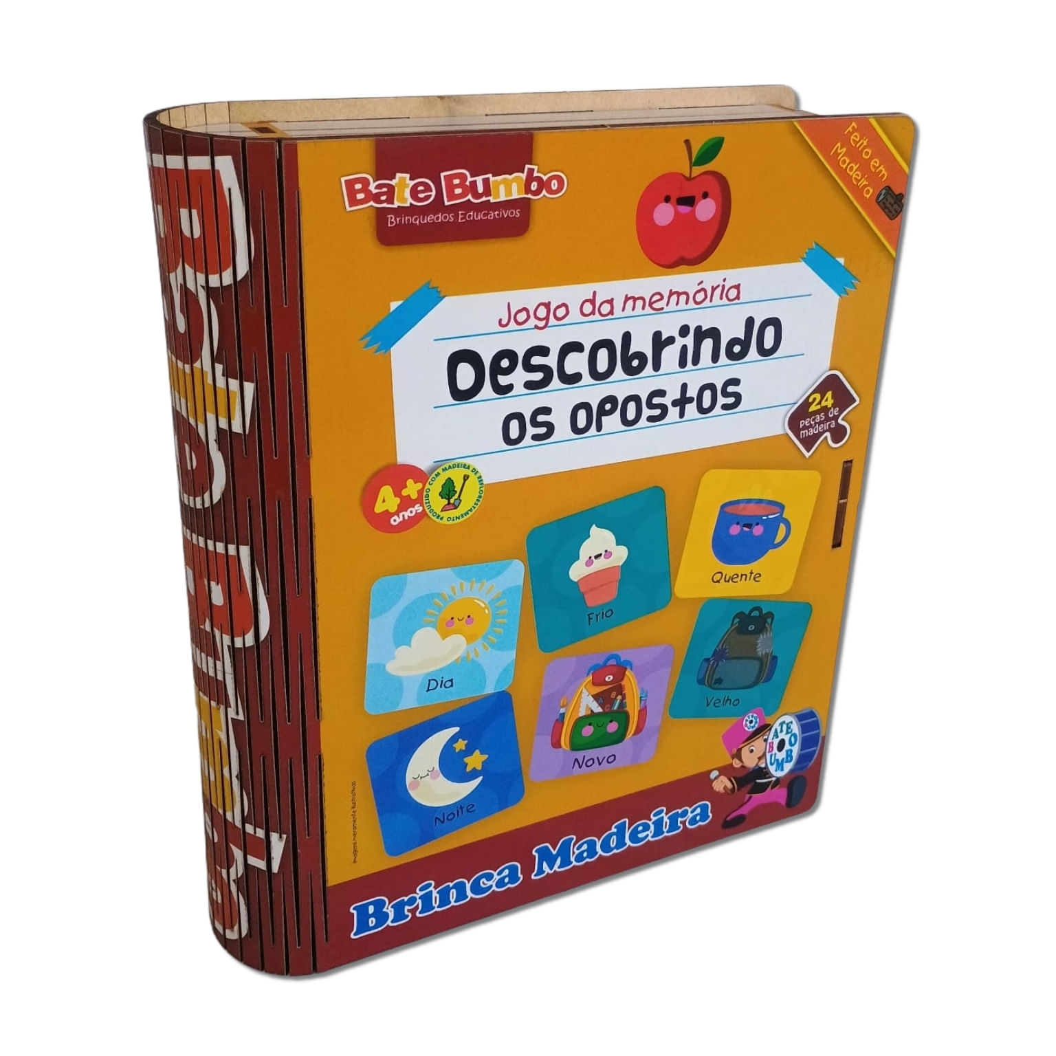 Jogo da Memória Descobrindo Os Opostos - Bate Bumbo