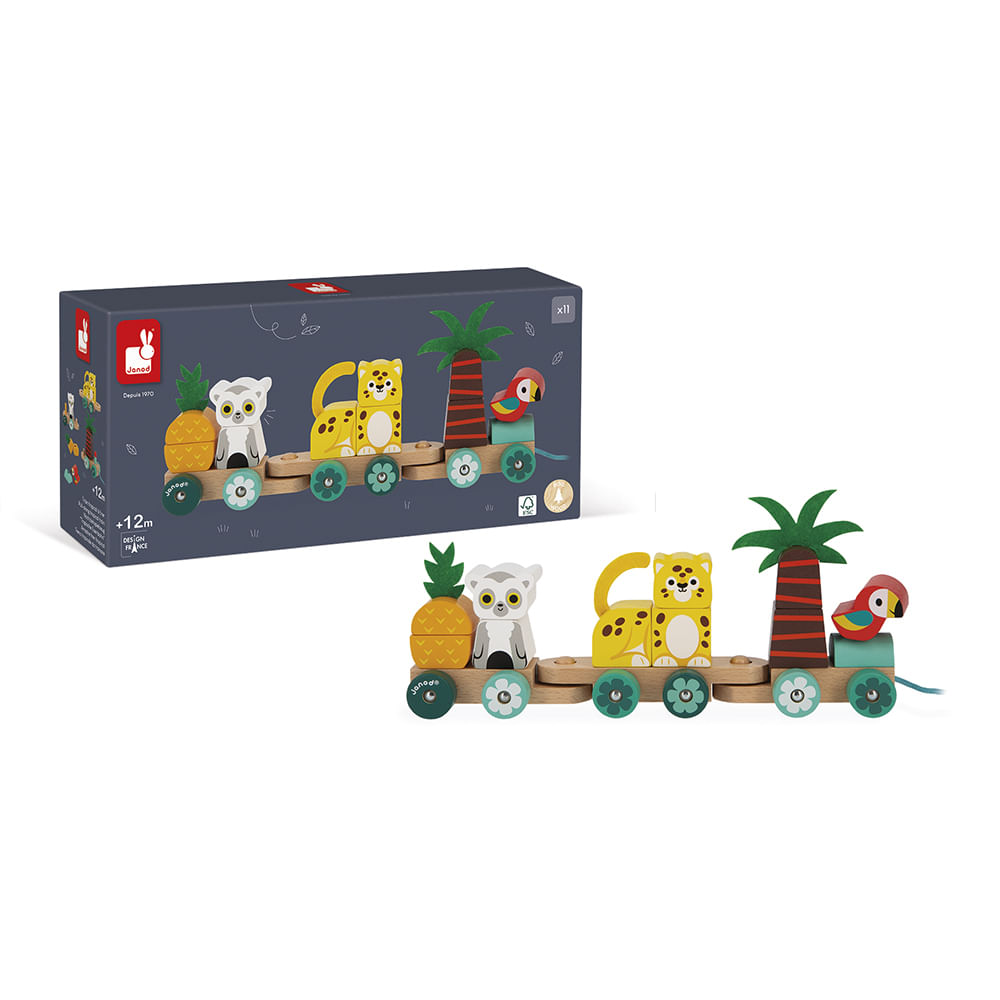Trem Montável para Passear - Janod
