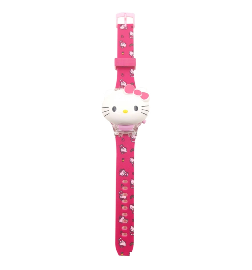 Relógio Digital 3d Infantil - Hello Kitty - Toyng