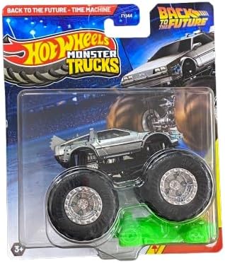 Hot Wheels - Monster Trucks - Delorean Back To The Future - Time Machine Jdp80