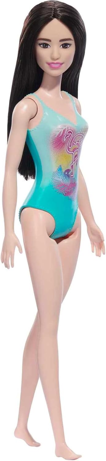 Boneca Barbie Praia Oriental - Maiô Azul Hxx51
