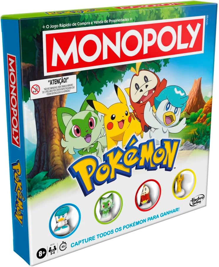 Jogo Monopoly Pokemon G0716 - Hasbro