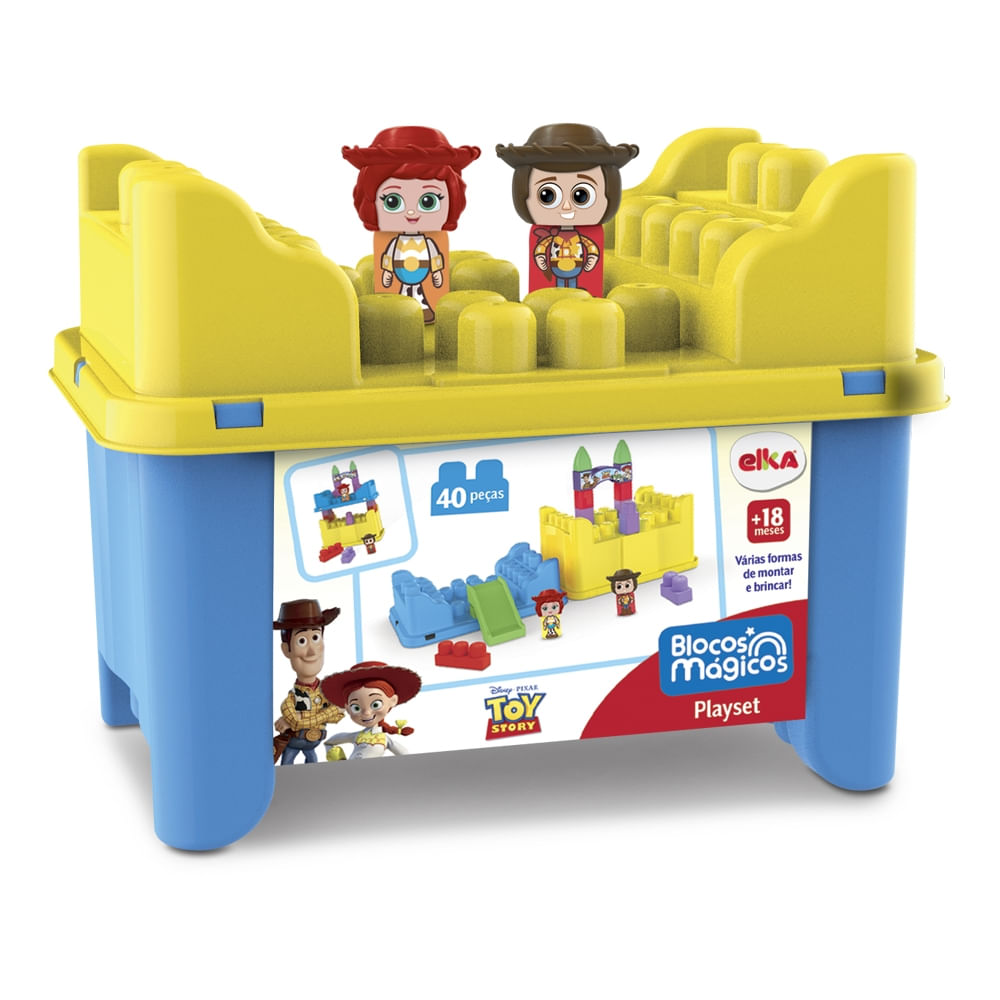 Blocos Mágicos 40 Peças - Toy Story 1305 - Elka