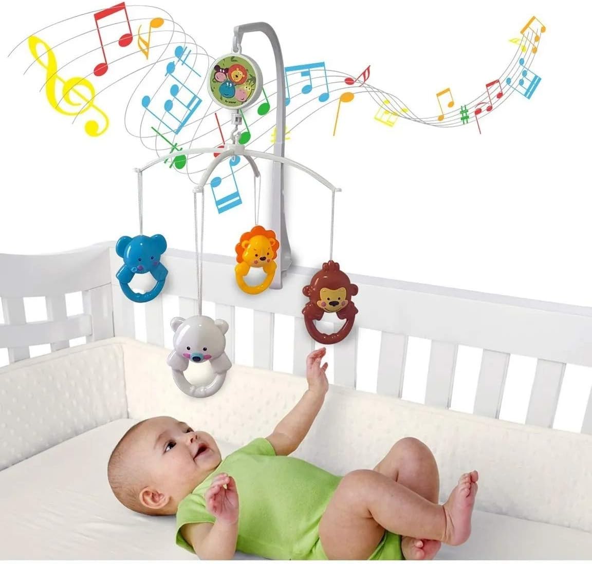 Móbile Musical para Berço - Happy Zoo - Kitstar