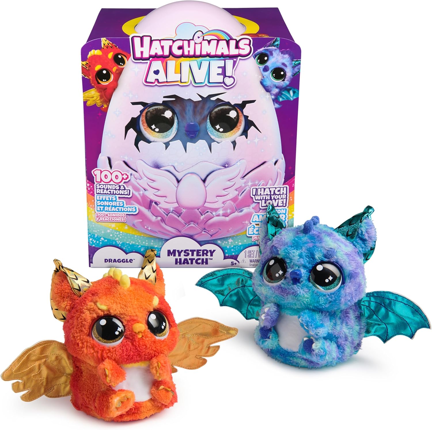 Hatchimals Alive Surpresa Mystery Hatch Dragão - Sunny
