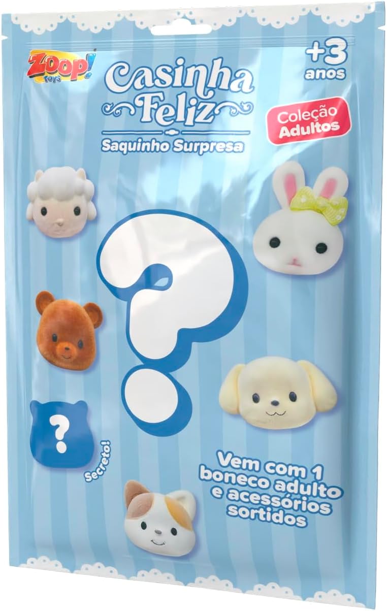 Casinha Feliz - Saquinho Surpresa G Coleção Adultos Zp01412 - Zoop Toys