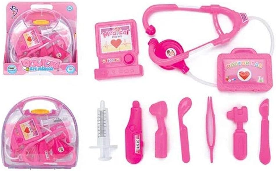 Kit Médico - Maleta Pequena - Rosa - Fenix