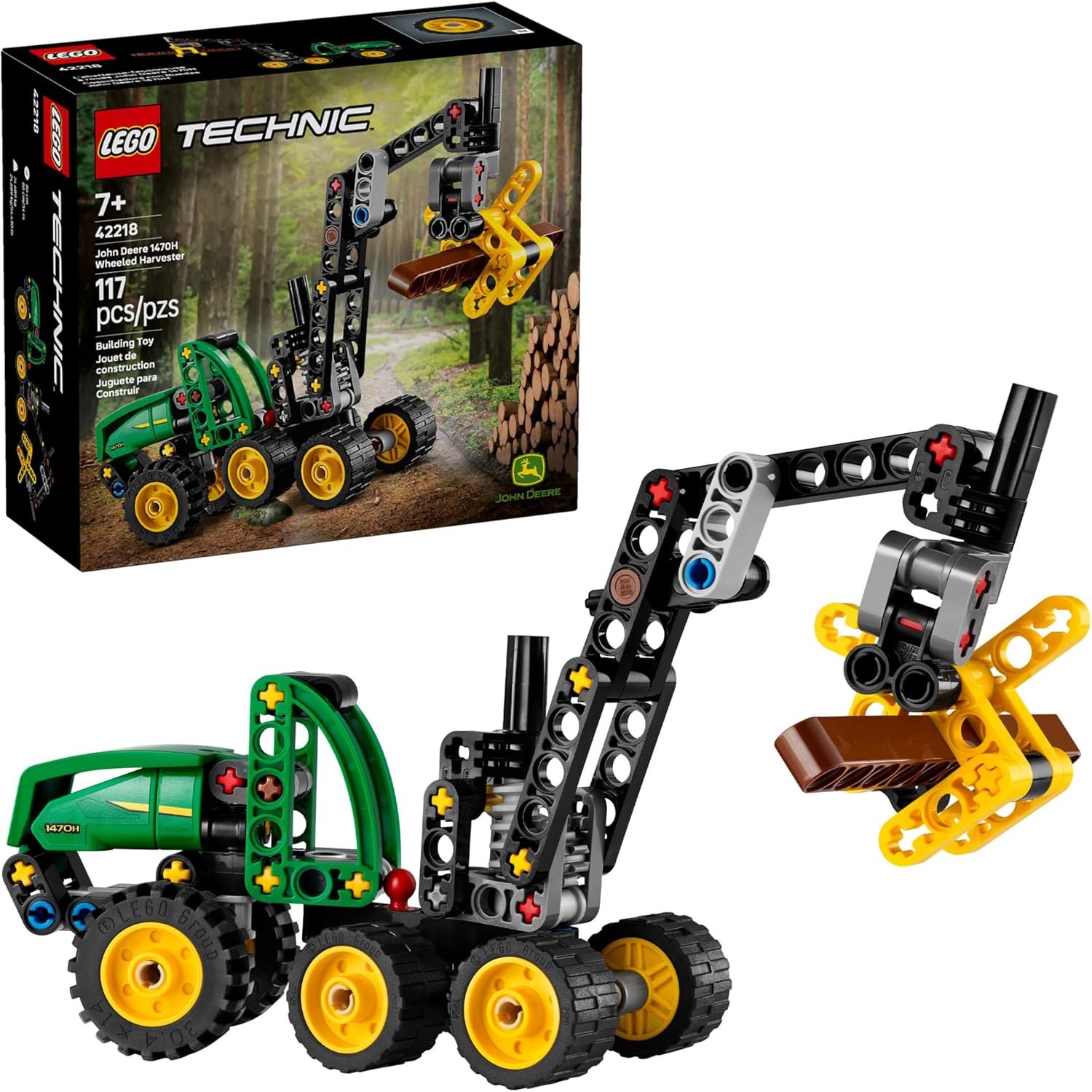 42218 Lego Technic - Colheitadeira com Rodas John Deere 1470h