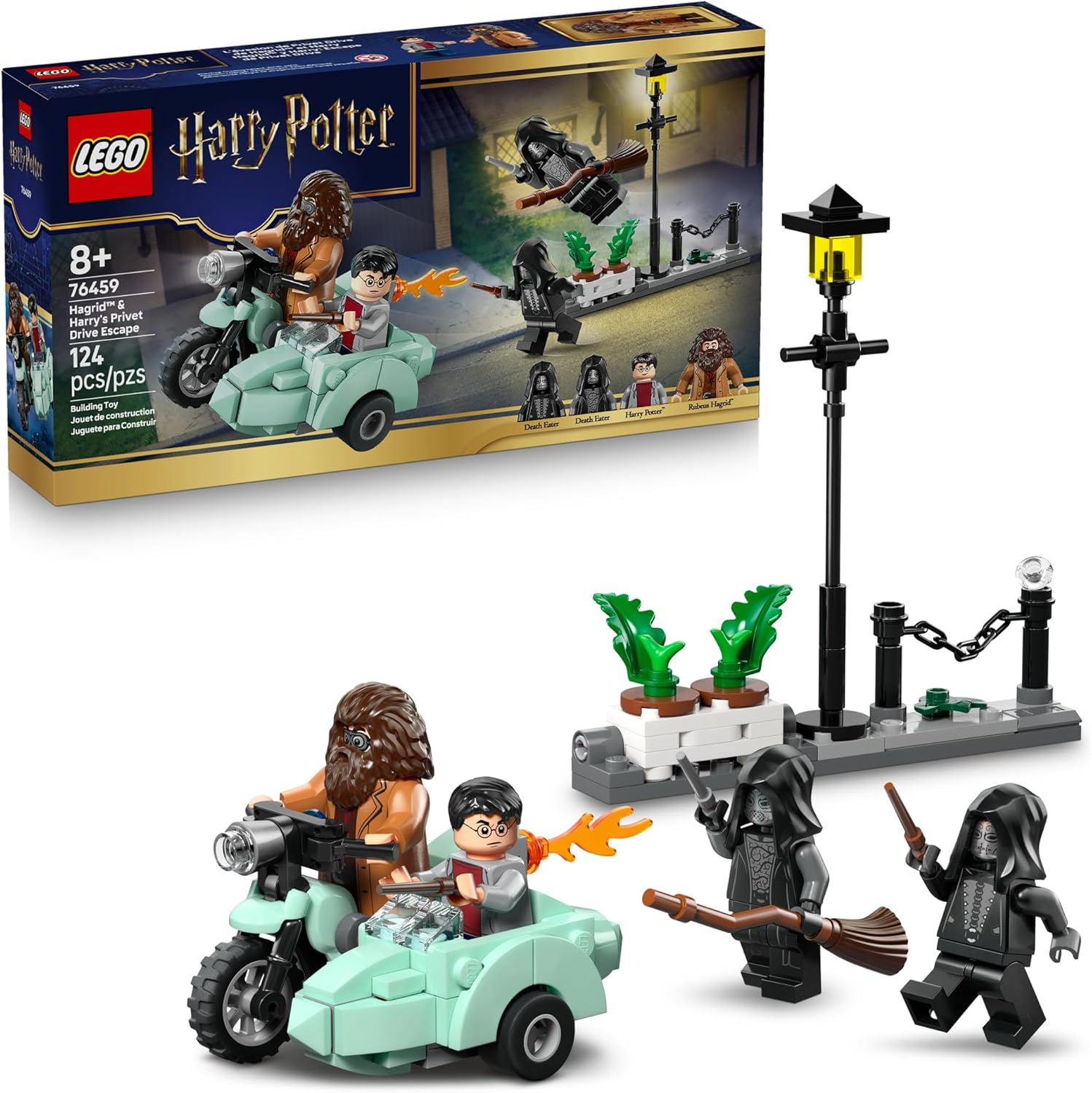 76459 Lego Harry Potter - Fuga da Rua Dos Alfeneiros de Hagrid e Harry