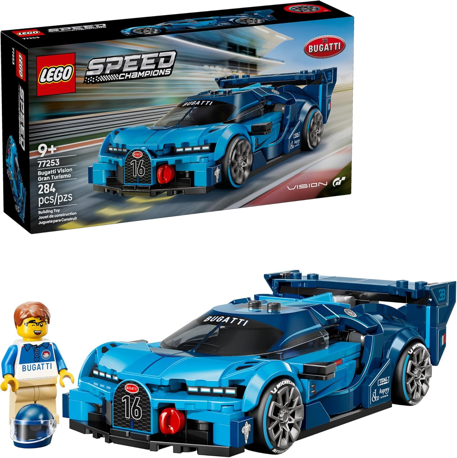 77253 Lego Speed Champions - Hipercarro Esportivo Bugatti Vision Gran Turismo