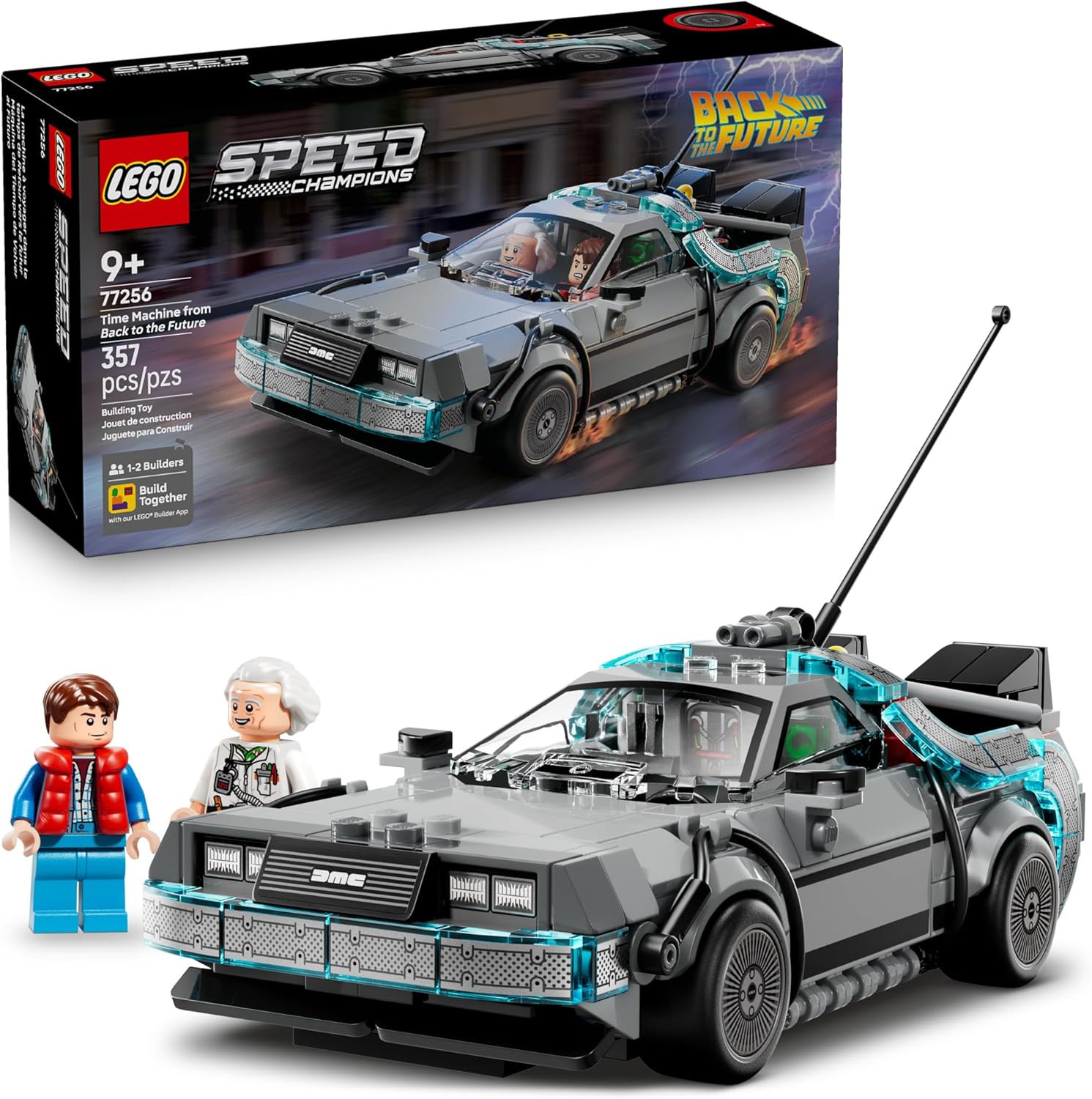 77256 Lego Speed Champions - Máquina do Tempo - de Volta para o Futuro