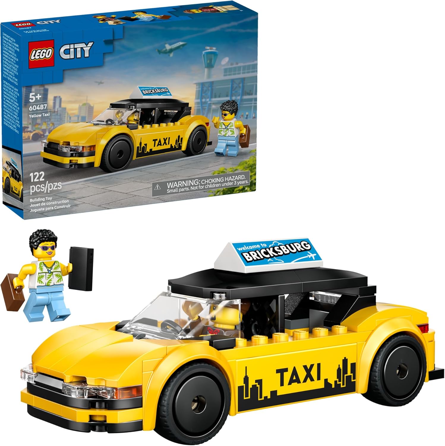 60487 Lego City - Táxi Amarelo