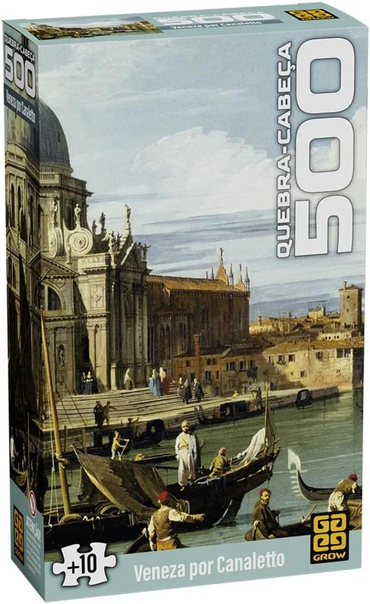 Quebra-Cabeça 500 Peças - Veneza Por Canaletto - Grow