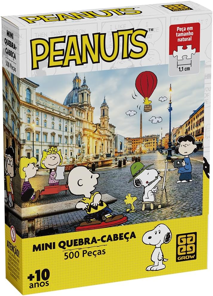 Quebra-Cabeça 500 Peças Mini - Snoopy - Grow