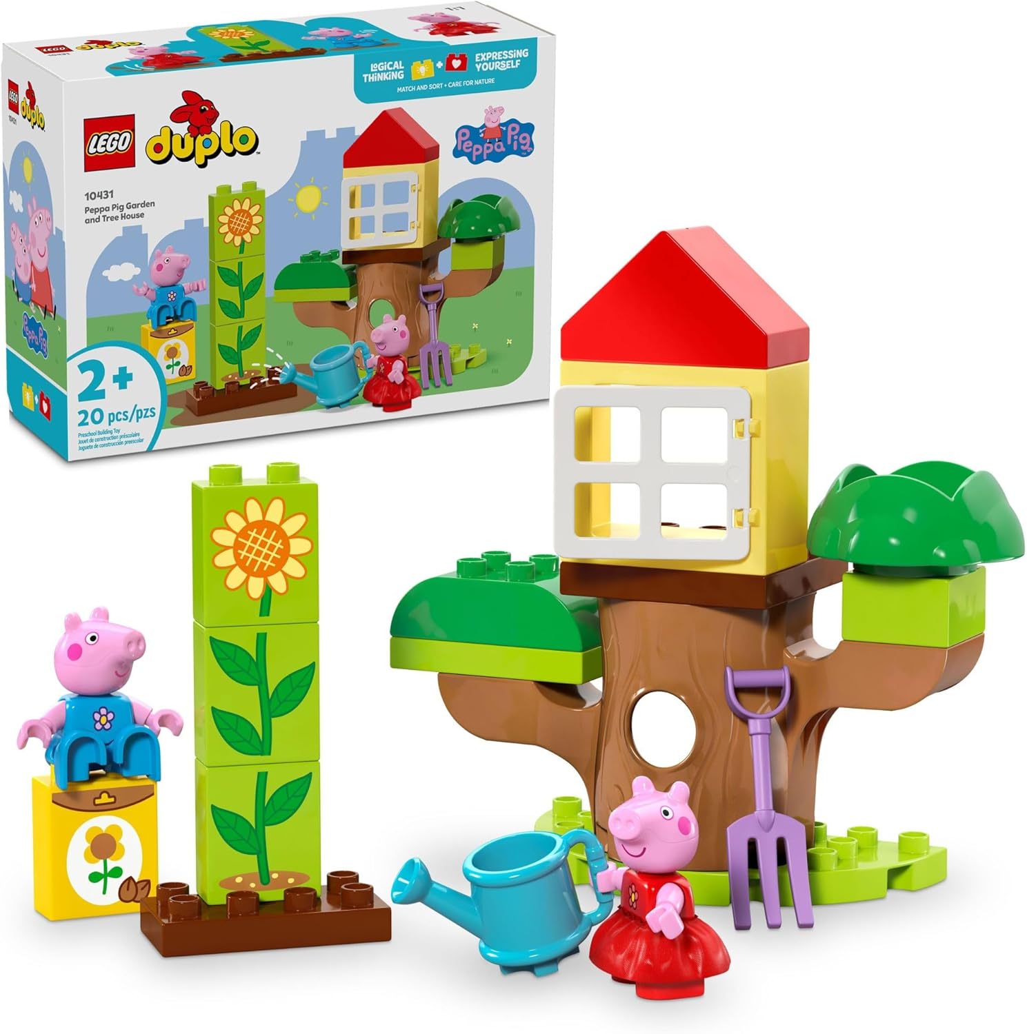 10431 Lego Duplo - Jardim e Casa Na Árvore da Peppa Pig