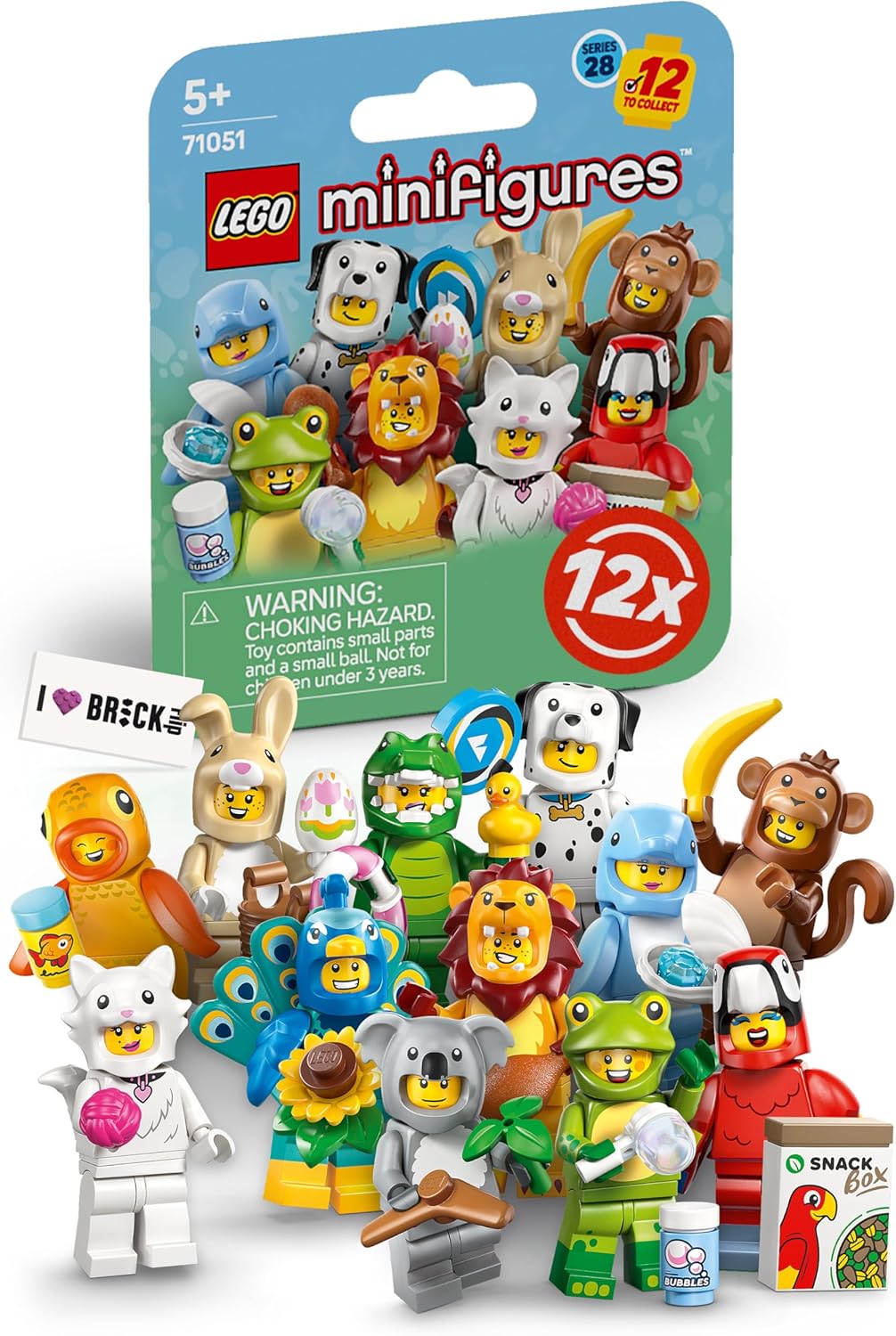 71051 Lego Mini Figuras Animais Série 28