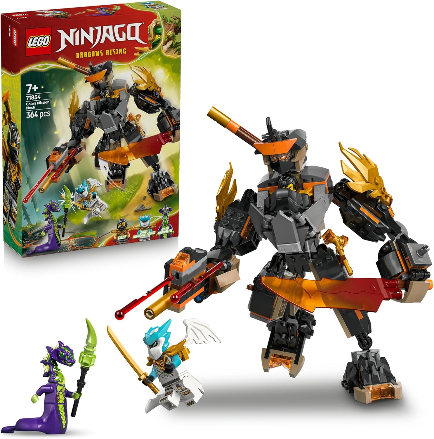 71854 Lego Ninjago - Meca de Missão do Cole e Zane Dragão