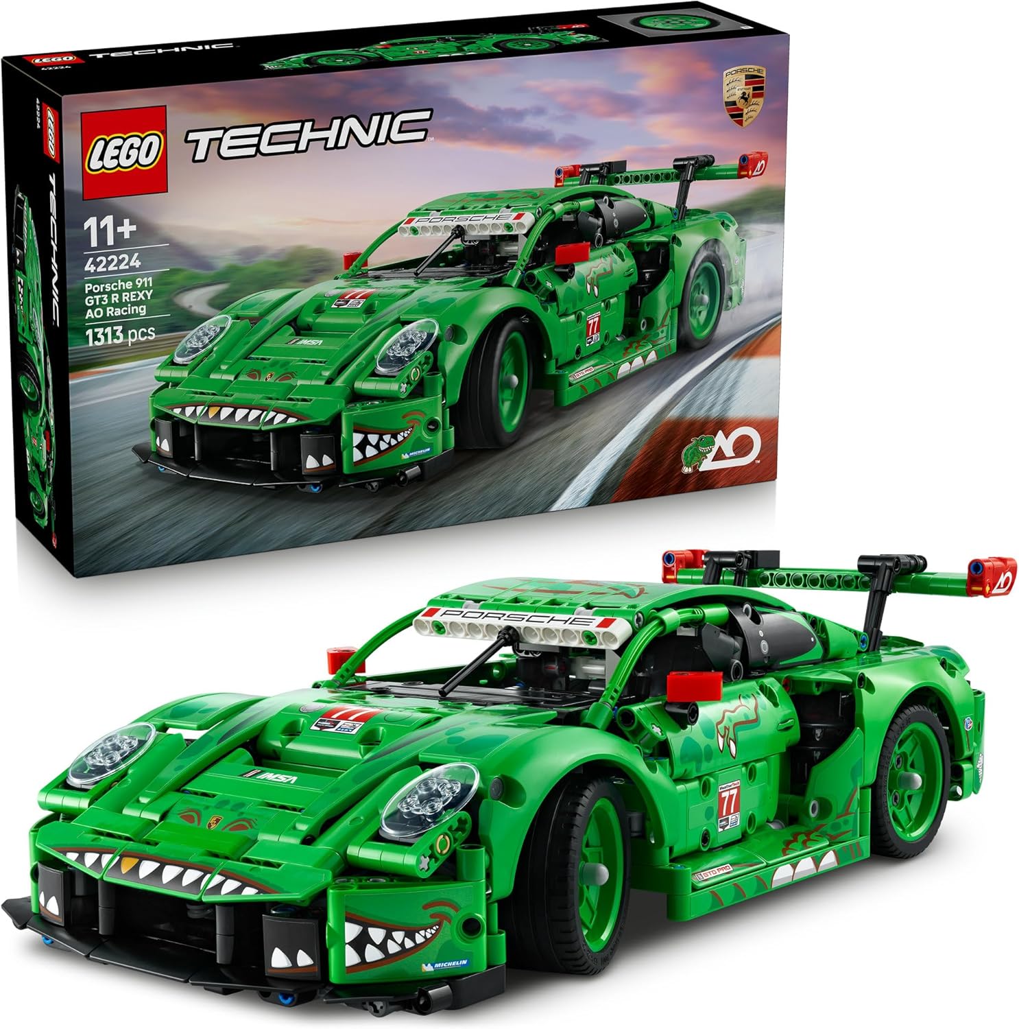 42224 Lego Technic - Porsche 911 Gt3 R Rexy Ao Racing
