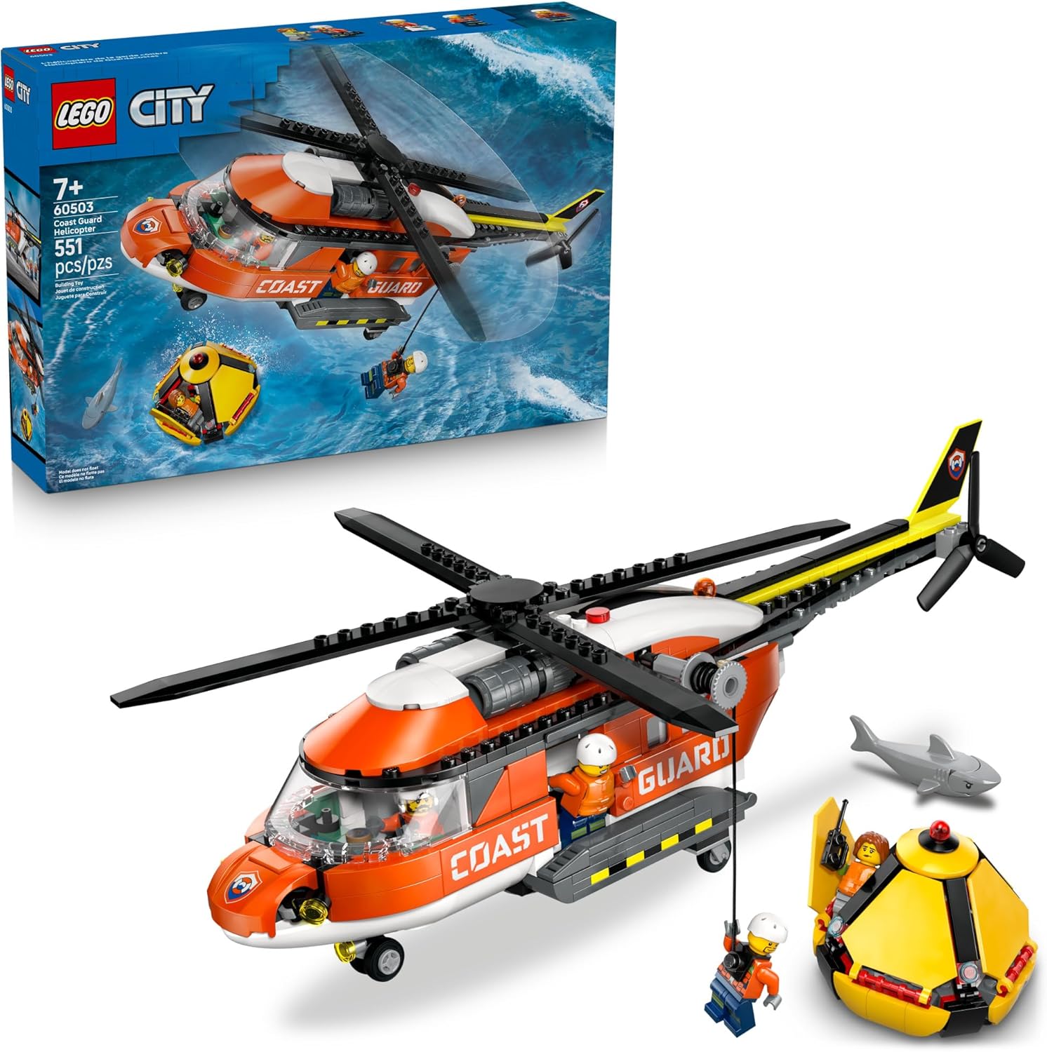 60503 Lego City - Helicóptero da Guarda Costeira