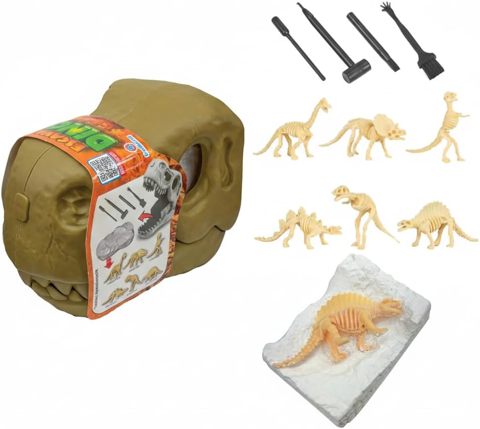 Escava Prêmio - Fóssil de Dinossauro - Toyng