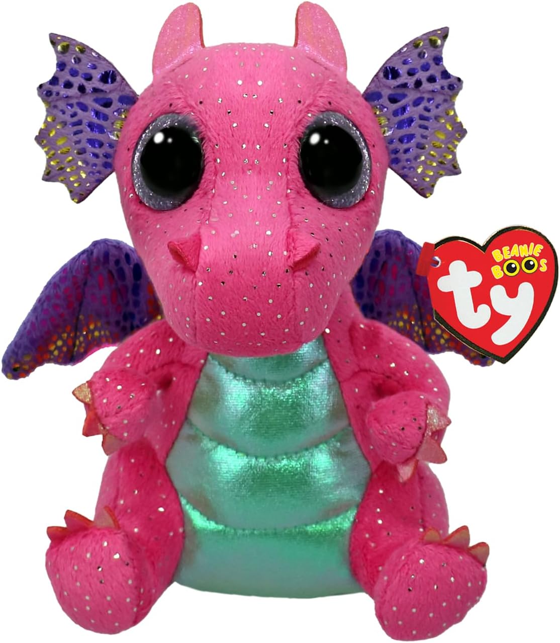 Beanie Boos - Spitfire Dragão Rosa e Verde