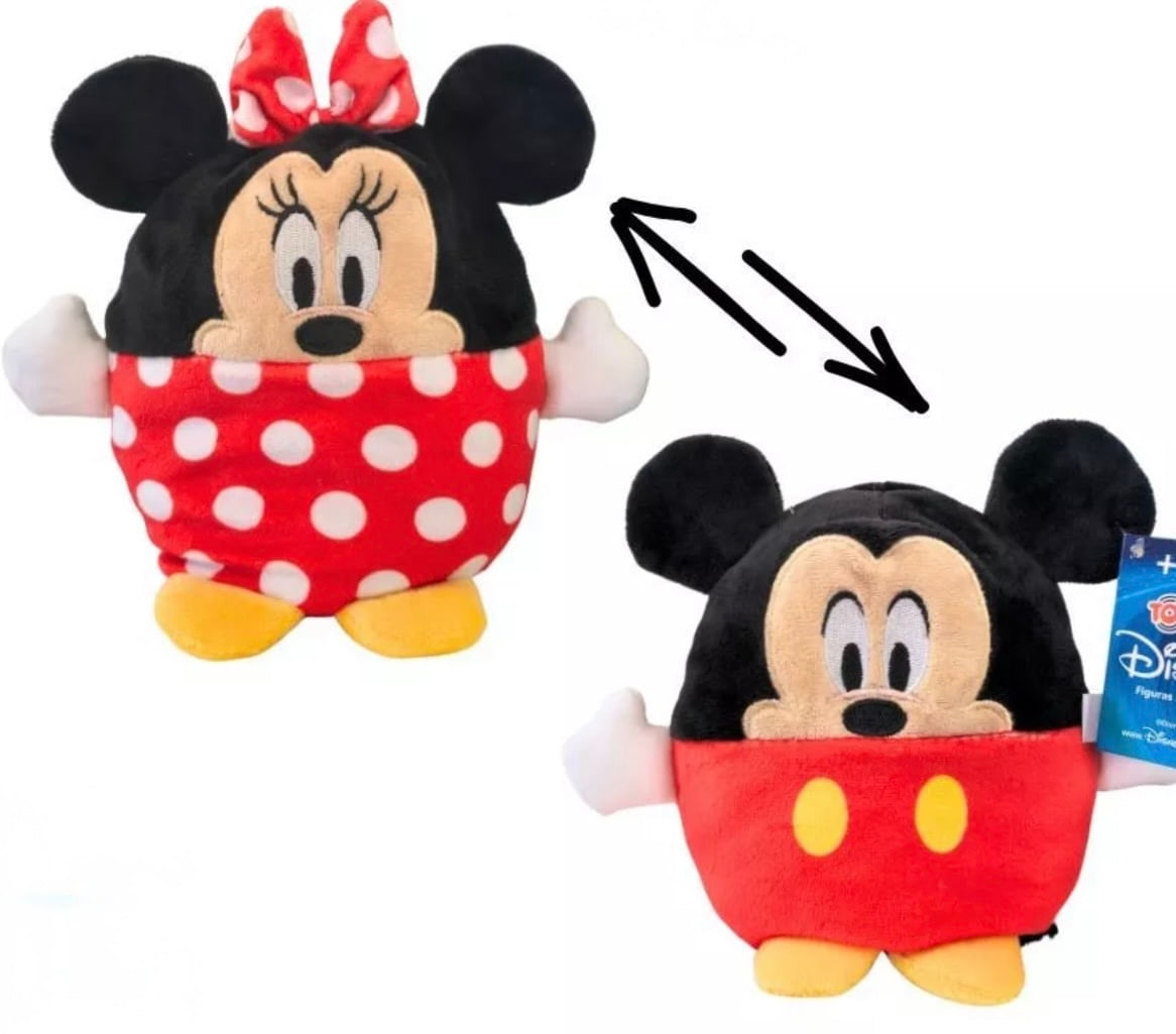 Disney Pelúcia - Figuras 2 em 1 - Mickey e Minnie - Toyng
