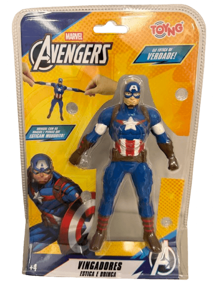 Vingadores - Estica e Brinca - Capitão América - Toyng