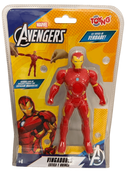 Vingadores - Estica e Brinca - Homem de Ferro - Toyng