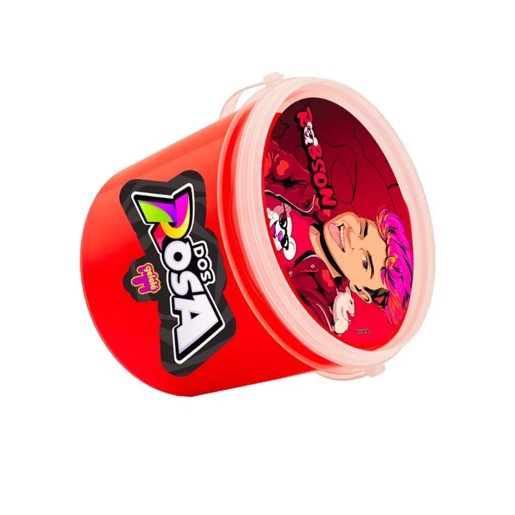 Geleca Gelelé Big Slime Dos Rosa - Pote 1,5kg - Vermelha (robson)