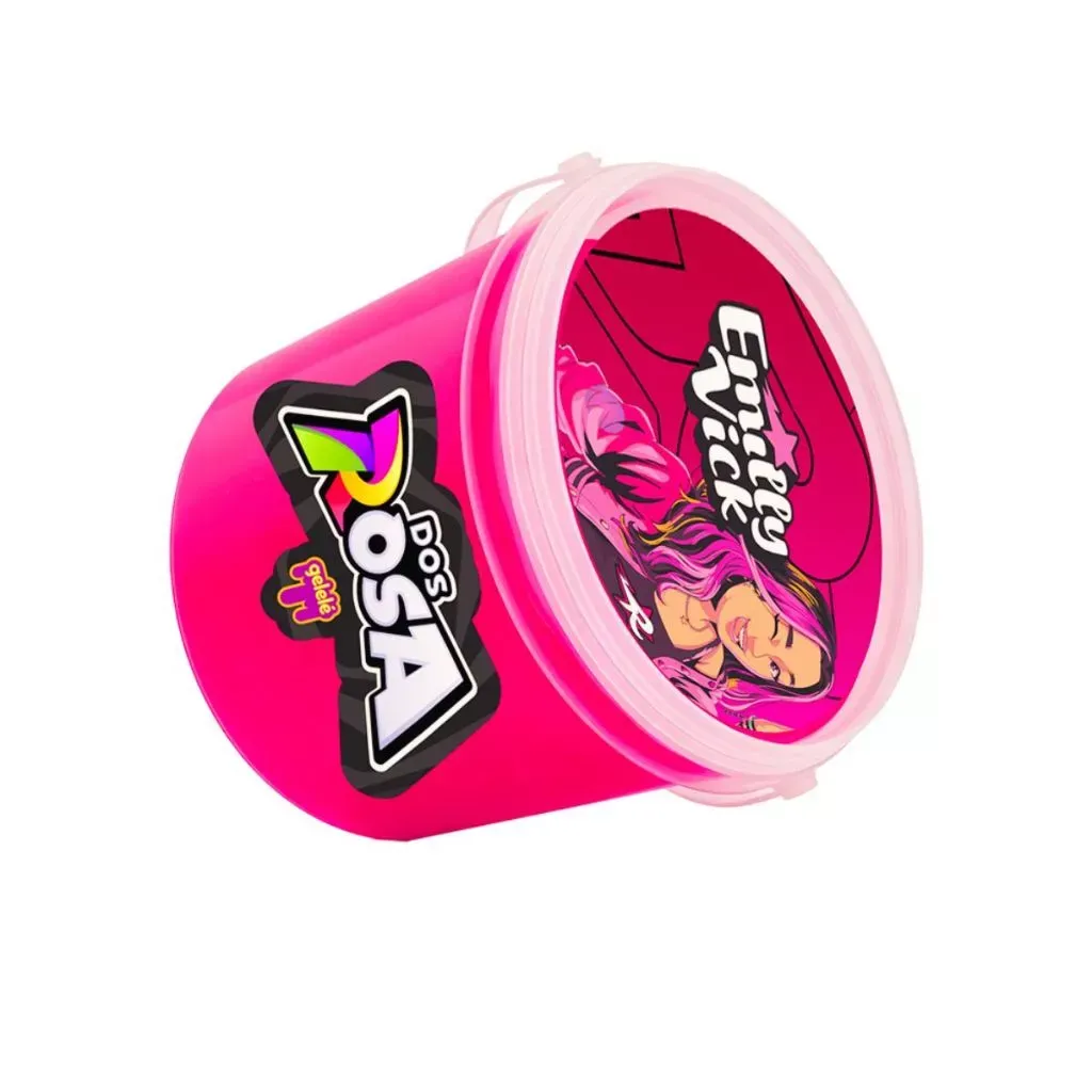 Geleca Gelelé Big Slime Dos Rosa - Pote 1,5kg - Rosa (emilly Vick)